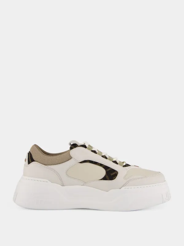 White Force Leather Low-Top Sneakers sold by Fashion Clinic