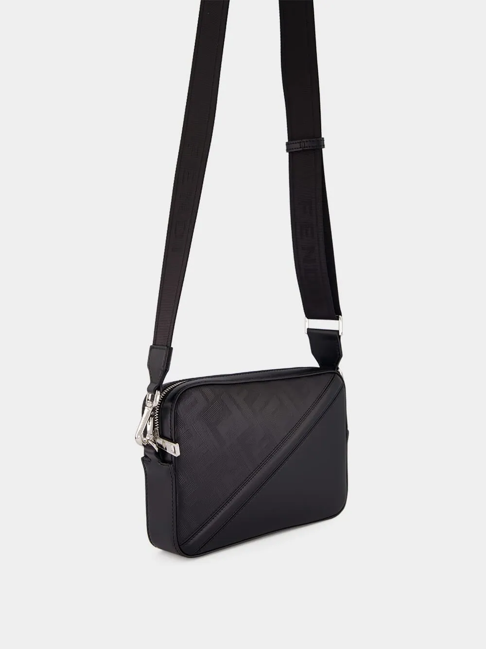 Black Shadow Leather Camera Bag sold by Fashion Clinic product image thumbnail 3