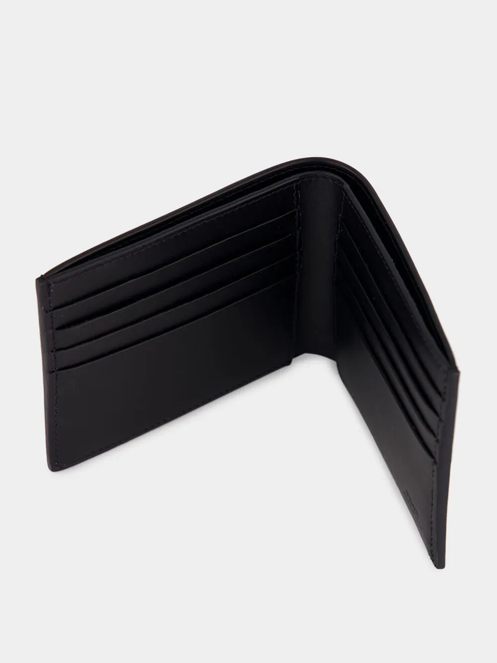 Black Leather Squared FF Wallet sold by Fashion Clinic product image thumbnail 3