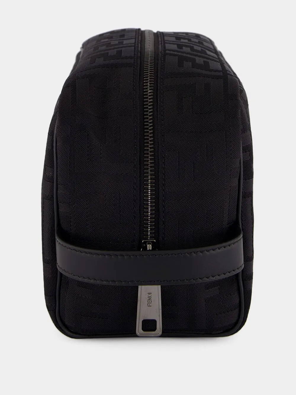 Black FF Nylon Medium Toiletry Case sold by Fashion Clinic product image thumbnail 3