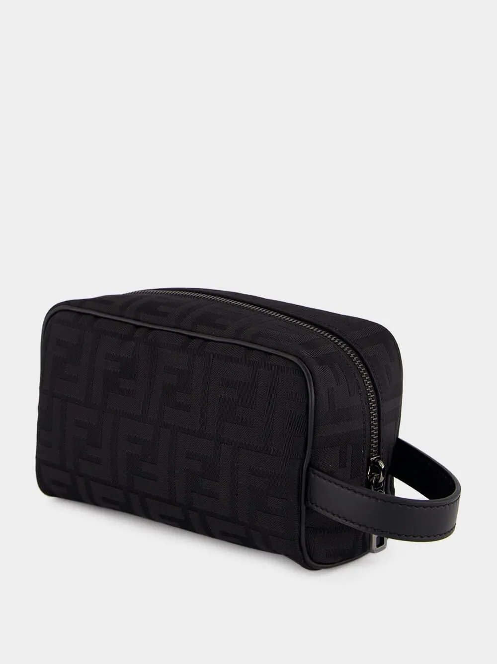 Black FF Nylon Small Toiletry Case sold by Fashion Clinic product image thumbnail 5