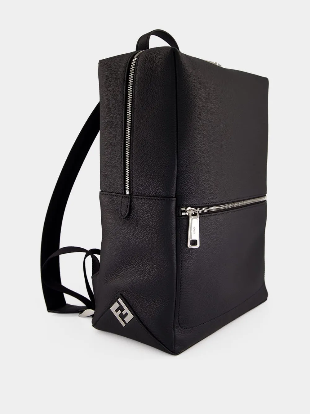 Black Lui Leather Backpack sold by Fashion Clinic product image thumbnail 5