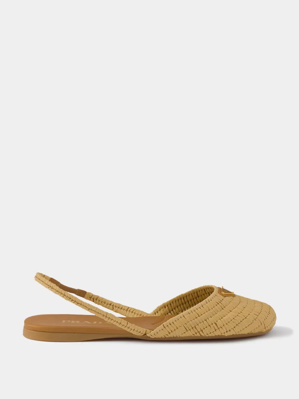 Caramel Crochet Slingback Ballerinas sold by Fashion Clinic