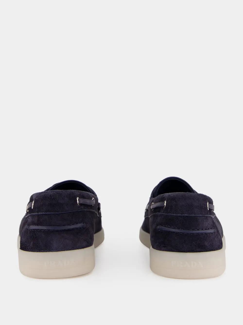 Navy Suede Boat Shoes with Laces sold by Fashion Clinic product image thumbnail 4