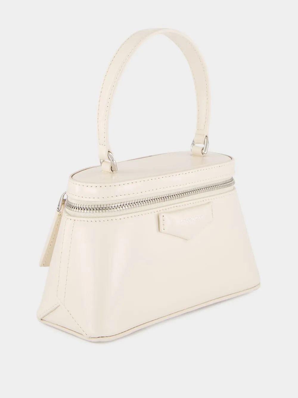 Cream Antigona Leather Vanity Mini Bag sold by Fashion Clinic product image thumbnail 4