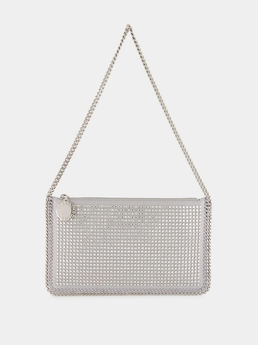 Silver Crystal Falabella Shoulder Bag sold by Fashion Clinic