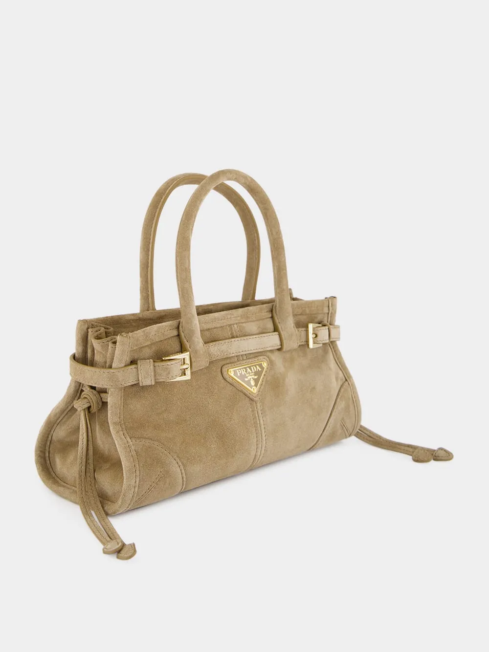 Cocoa Brown Bonnie Suede Mini Bag sold by Fashion Clinic product image thumbnail 3