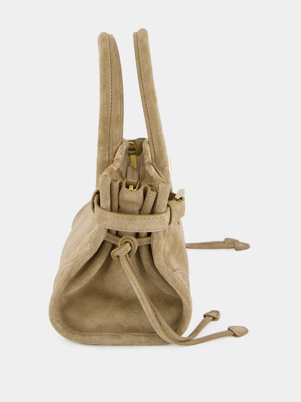 Cocoa Brown Bonnie Suede Mini Bag sold by Fashion Clinic product image thumbnail 4