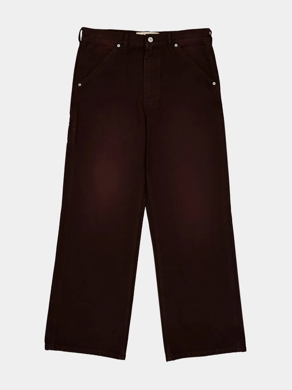 Cacao Canvas Pants with Logo Flag Patch sold by Fashion Clinic product image thumbnail 5