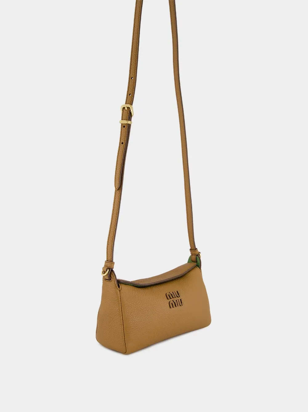 Caramel and Larice Beige Leather Pouch sold by Fashion Clinic product image thumbnail 3