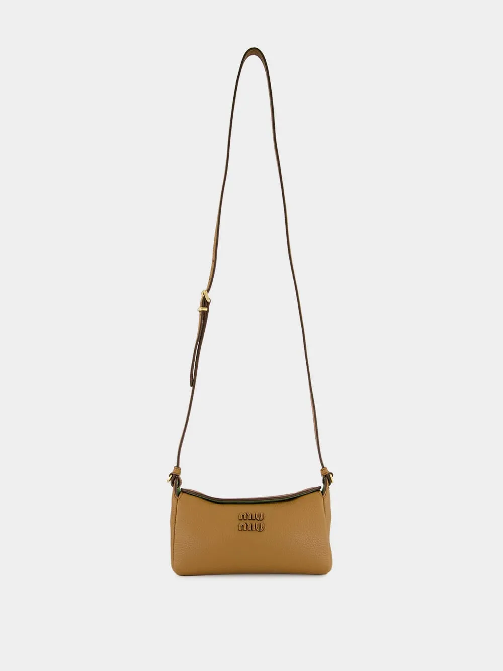 Caramel and Larice Beige Leather Pouch sold by Fashion Clinic product image thumbnail 2