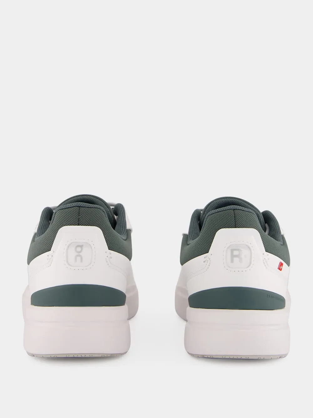 White and Olive The Roger Advantage Sneakers sold by Fashion Clinic product image thumbnail 5