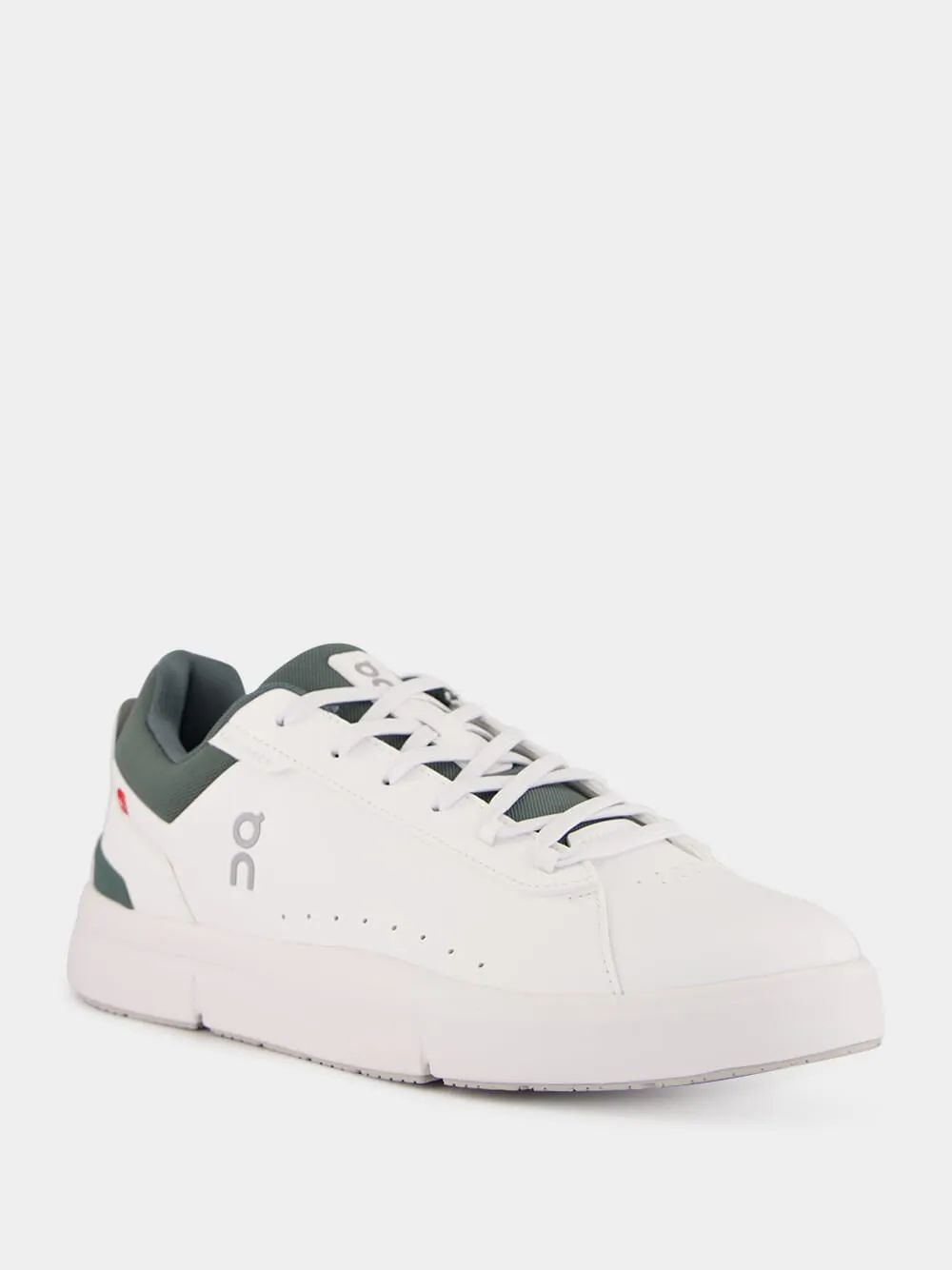 White and Olive The Roger Advantage Sneakers sold by Fashion Clinic product image thumbnail 2