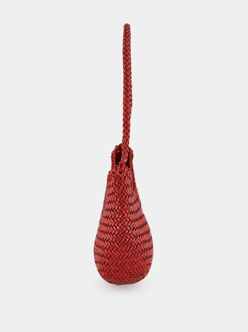 Nova Luna Poppy Red Woven Leather Bag sold by Fashion Clinic product image thumbnail 3