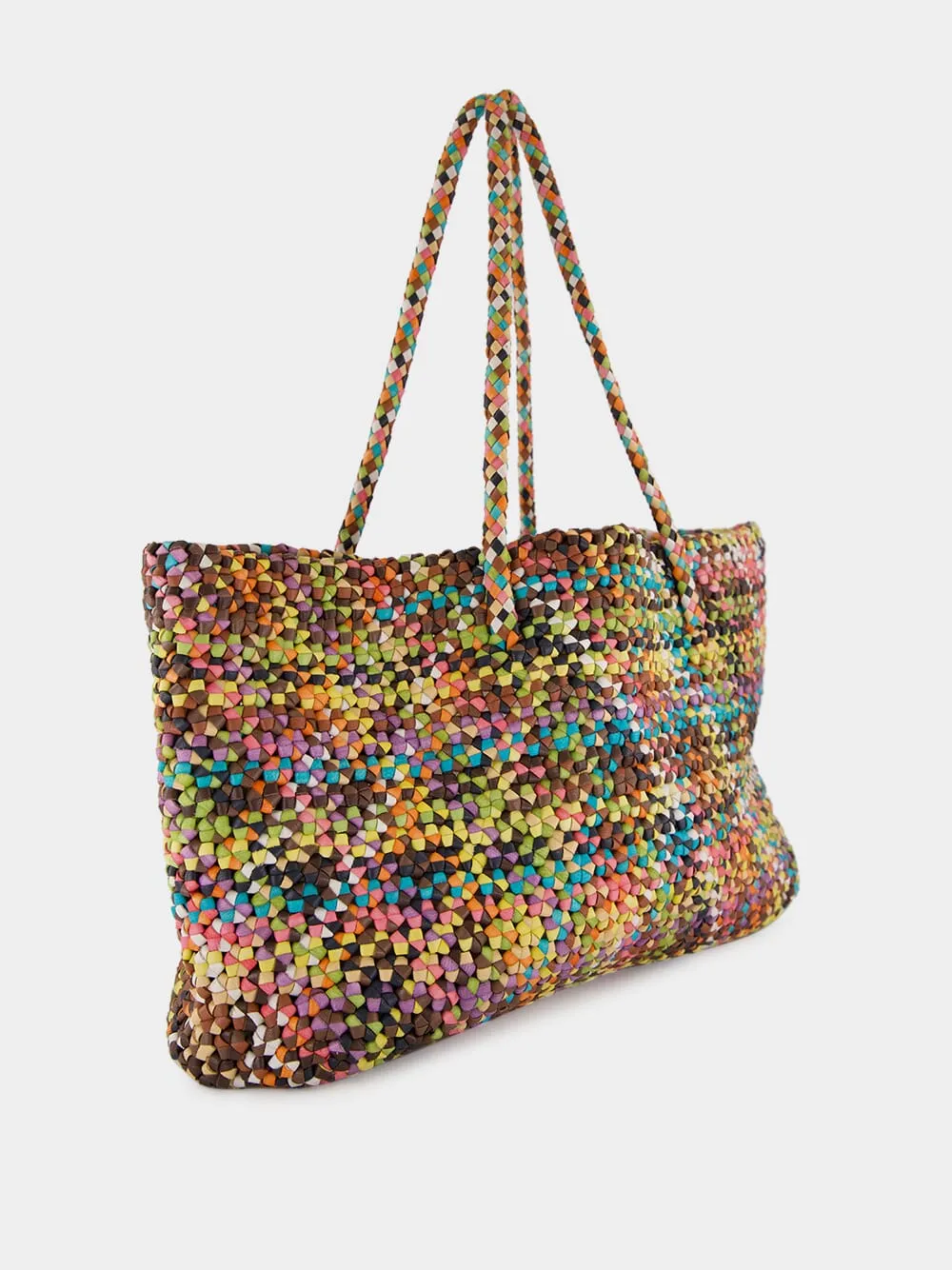 Octo Multi Woven Leather Bag sold by Fashion Clinic product image thumbnail 4
