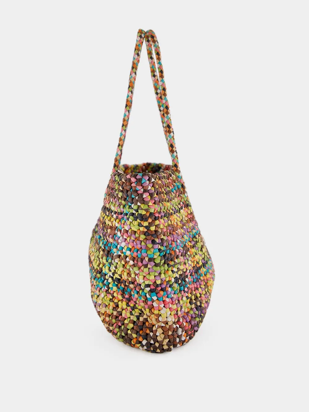 Octo Multi Woven Leather Bag sold by Fashion Clinic product image thumbnail 5