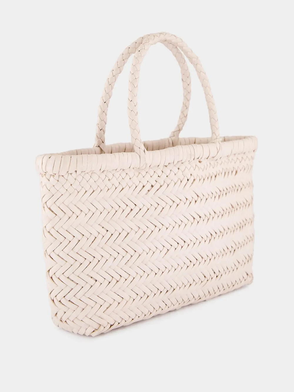 Mini Flat Gora Sand Woven Bag sold by Fashion Clinic product image thumbnail 2