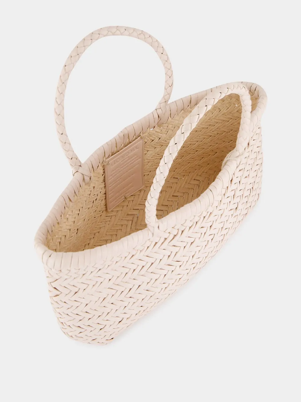 Mini Flat Gora Sand Woven Bag sold by Fashion Clinic product image thumbnail 5