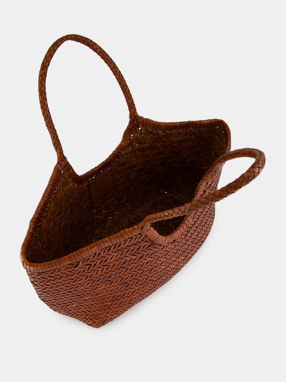 Nantucket Big Tan Woven Tote sold by Fashion Clinic product image thumbnail 5