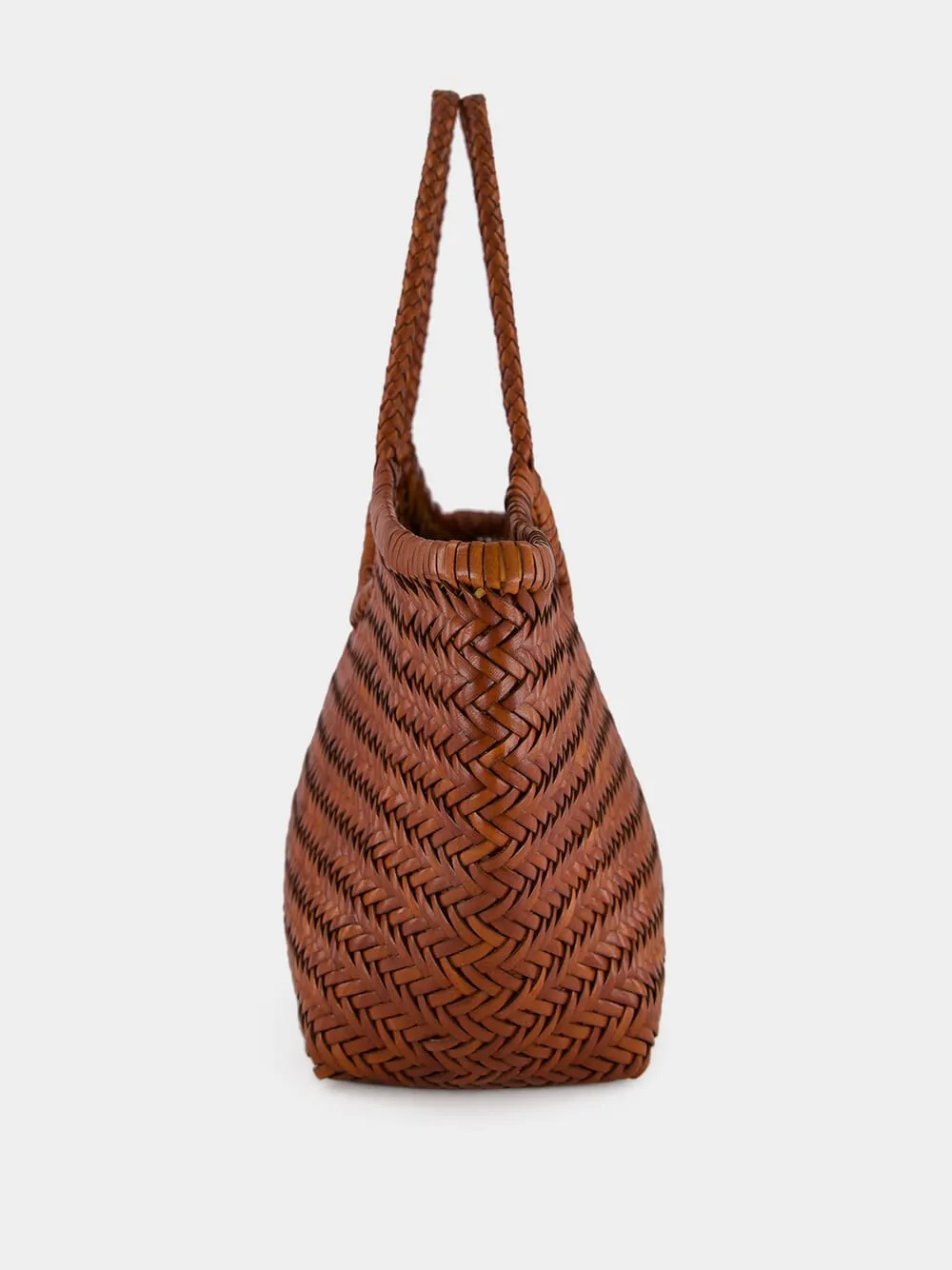 Nantucket Big Tan Woven Tote sold by Fashion Clinic product image thumbnail 3