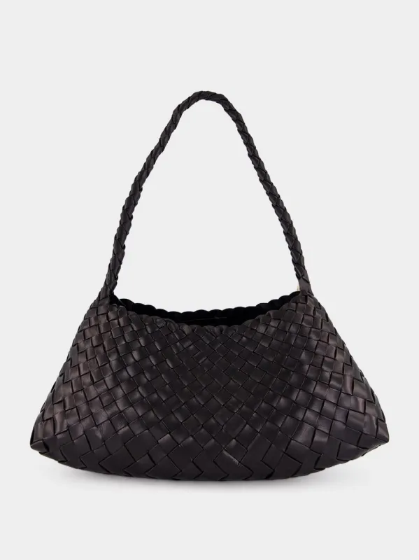 Rosanna Black Woven Leather Bag sold by Fashion Clinic