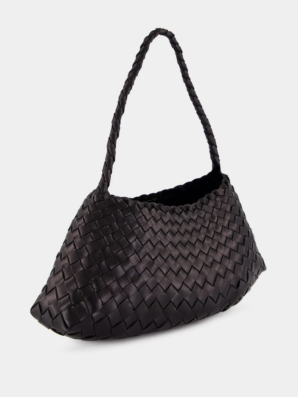 Rosanna Black Woven Leather Bag sold by Fashion Clinic product image thumbnail 3