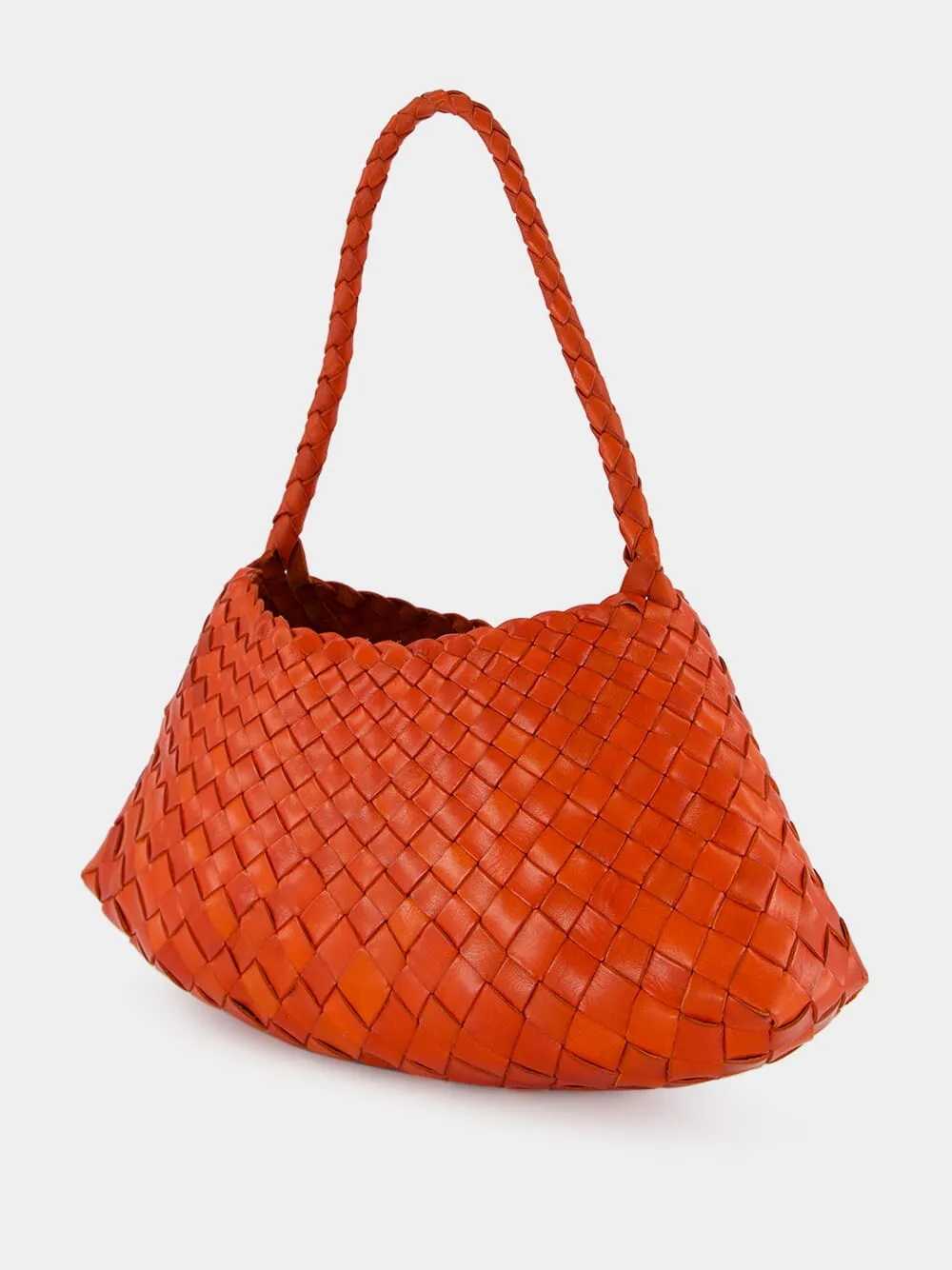 Rosanna Naranja Woven Leather Bag sold by Fashion Clinic product image thumbnail 4