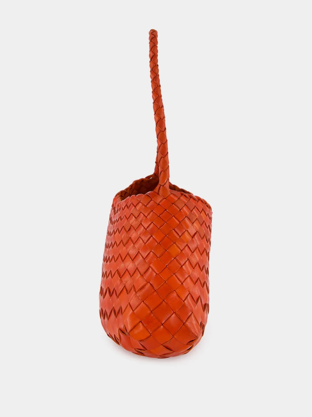 Rosanna Naranja Woven Leather Bag sold by Fashion Clinic product image thumbnail 3