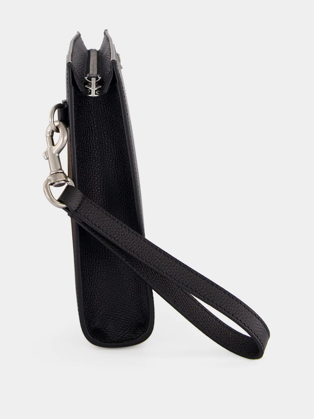 Black Leather Valentino Garavani Pouch sold by Fashion Clinic product image thumbnail 3