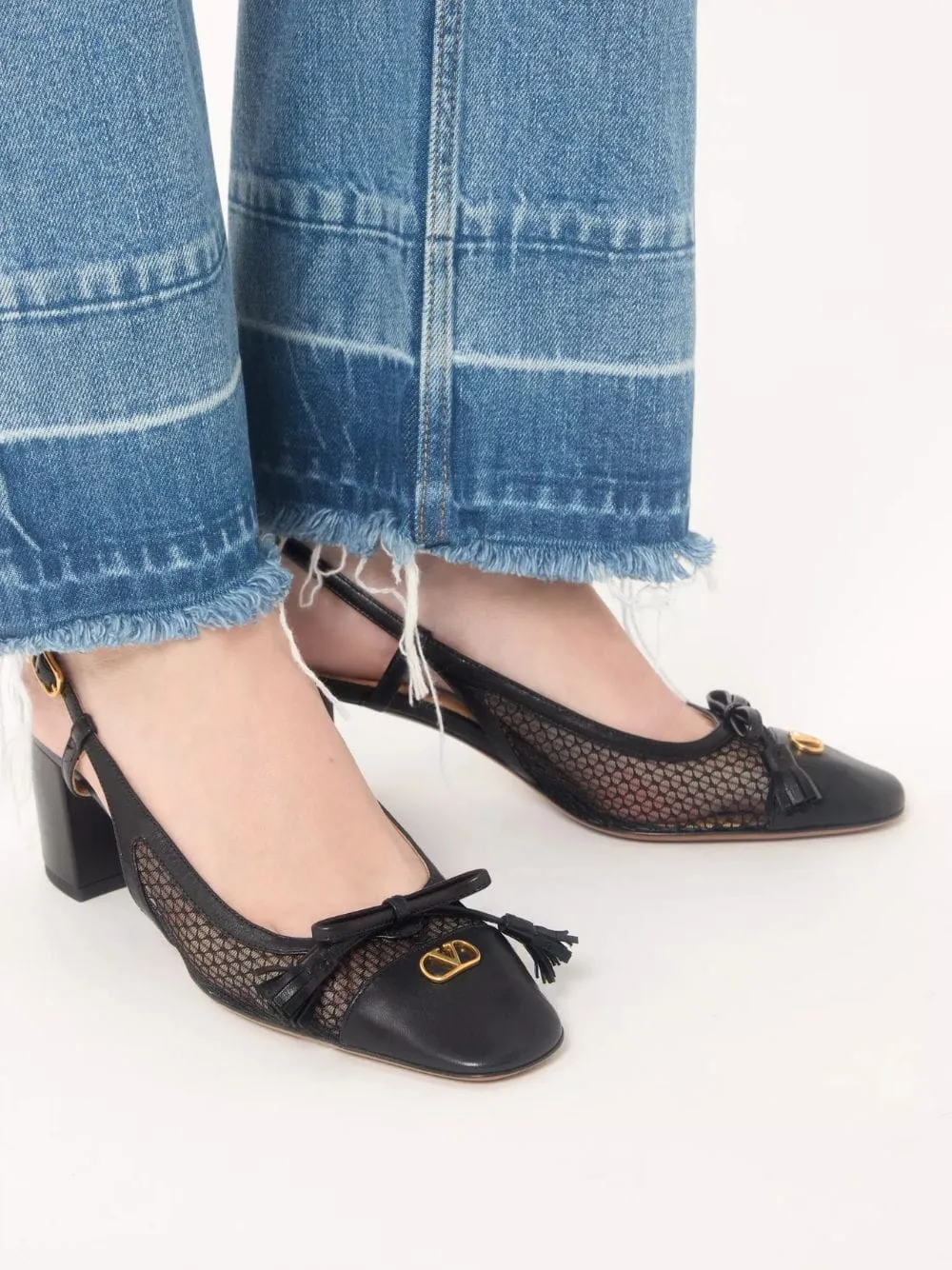 Black Valet Du Roi Slingback Pumps sold by Fashion Clinic product image thumbnail 2