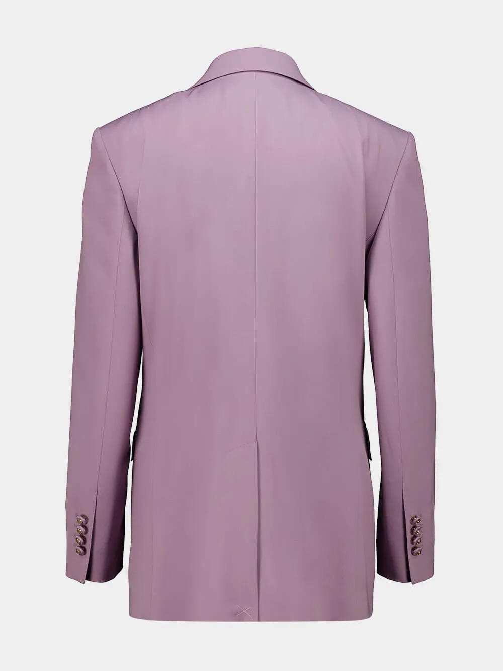 Purple Wool Tailored Blazer sold by Fashion Clinic product image thumbnail 2