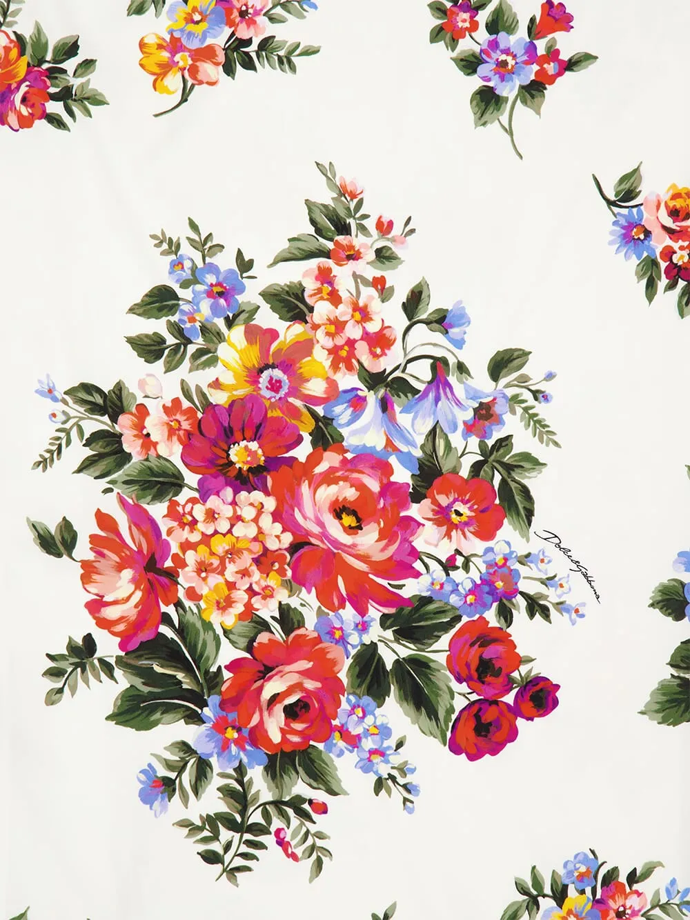 Floral Bouquet Silk Maxi Dress sold by Fashion Clinic product image thumbnail 5