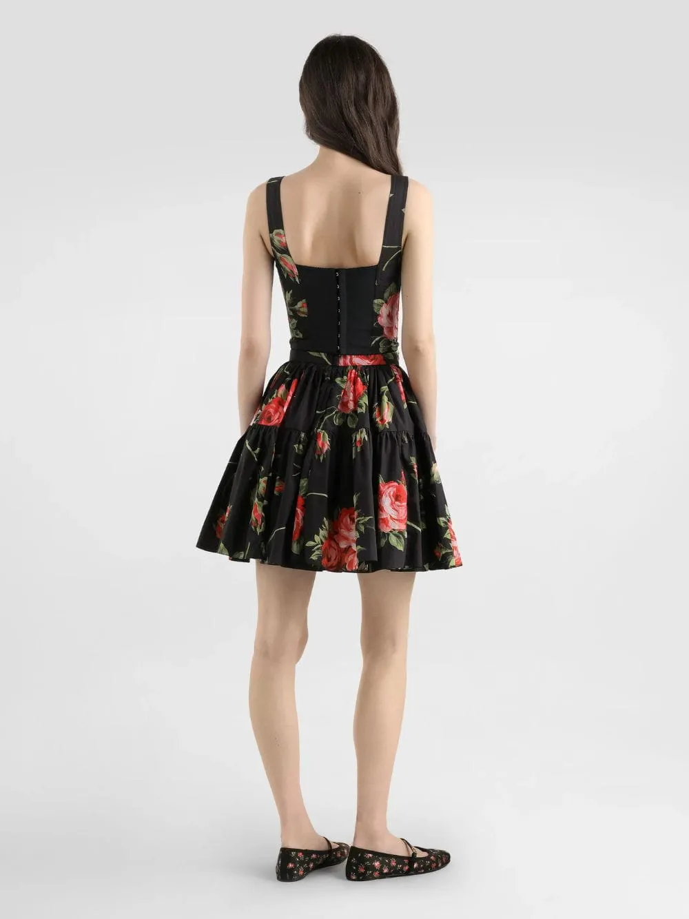Rose Bouquet Cotton Bustier Top sold by Fashion Clinic product image thumbnail 4