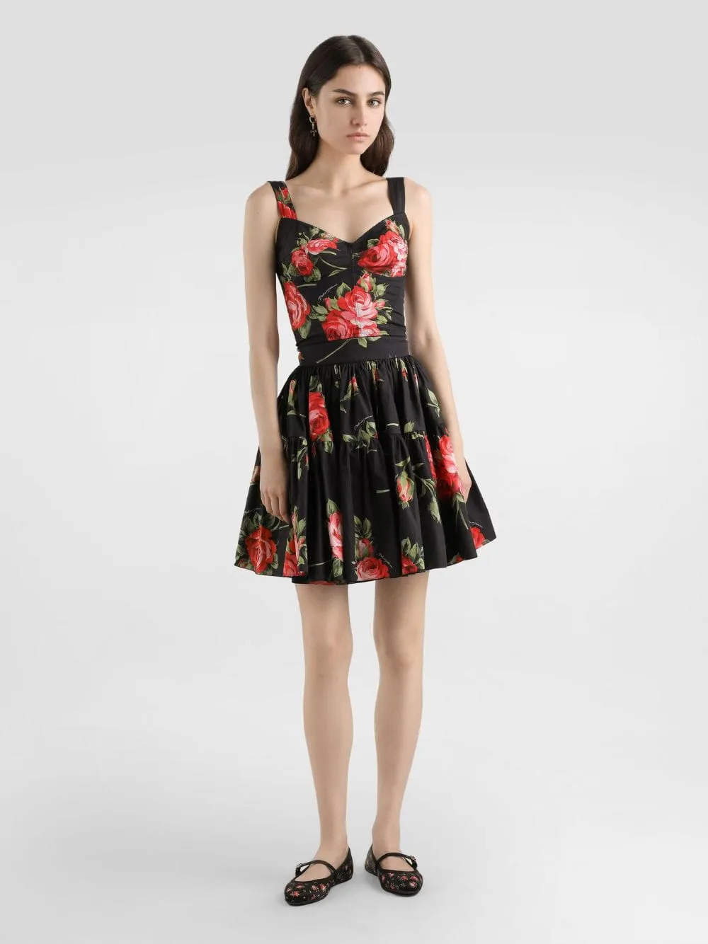 Rose Bouquet Cotton Bustier Top sold by Fashion Clinic product image thumbnail 2