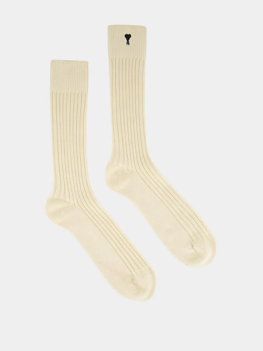 Off White, Grey and Black Cotton Ami de Coeur Socks Set sold by Fashion Clinic product image thumbnail 2