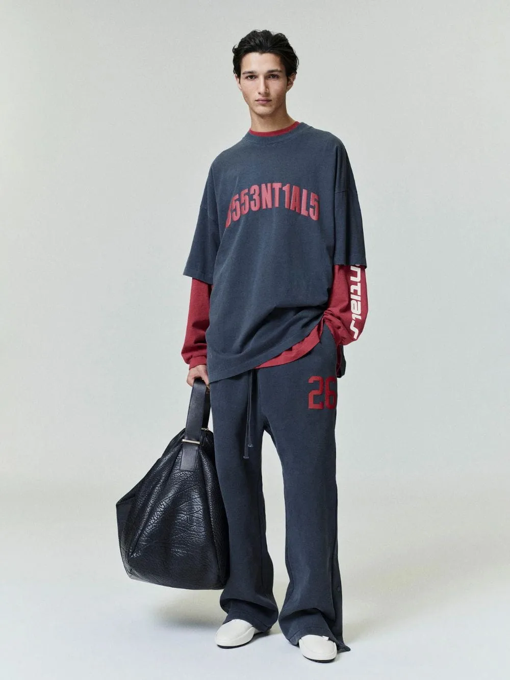 Iron Grey Chicago 90s Oversized T-Shirt sold by Fashion Clinic