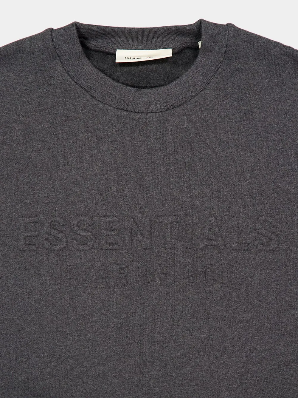 Charcoal Heather 90s Crewneck Sweatshirt sold by Fashion Clinic product image thumbnail 3