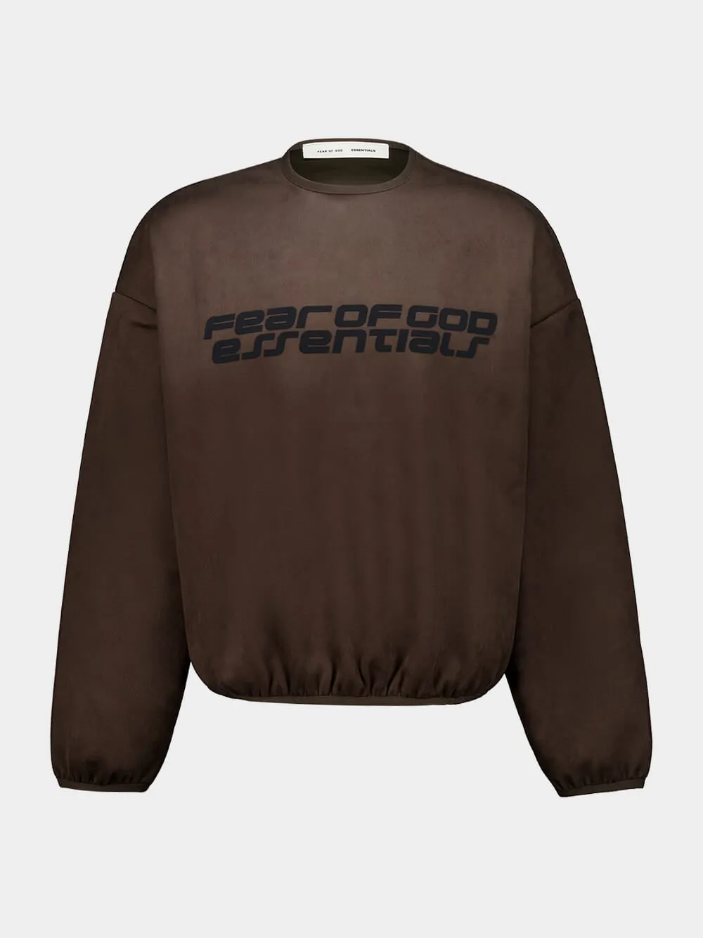 Brown Modern Crewneck Sweatshirt sold by Fashion Clinic