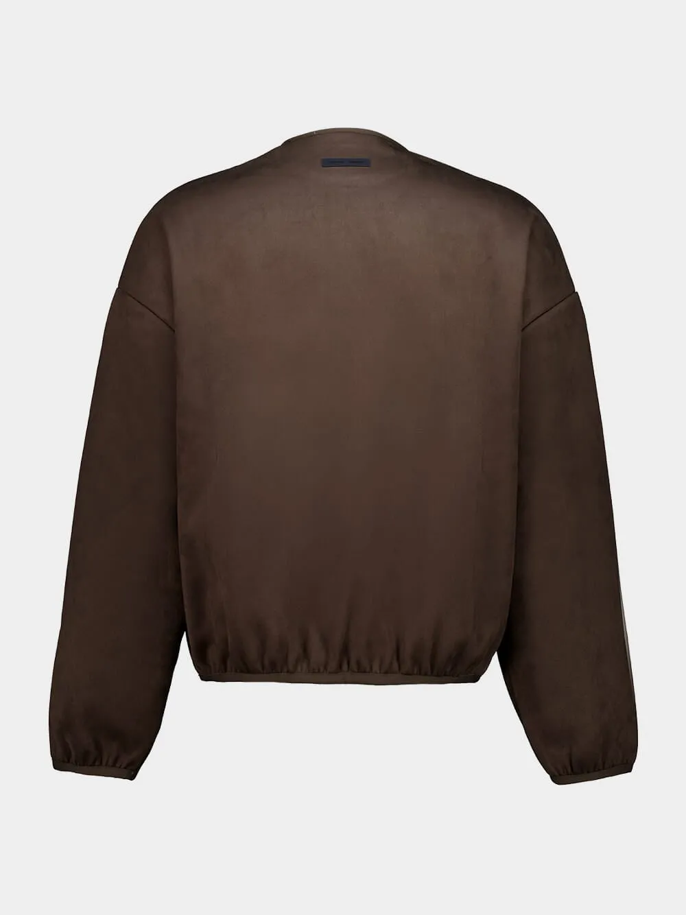 Brown Modern Crewneck Sweatshirt sold by Fashion Clinic product image thumbnail 2