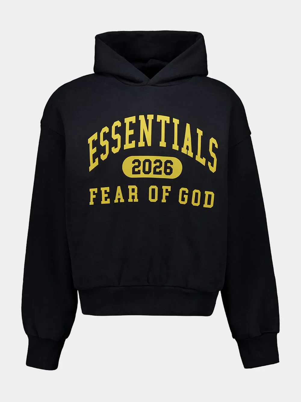 Vintage Black Classic Fleece Hooded Sweatshirt sold by Fashion Clinic product image thumbnail 2