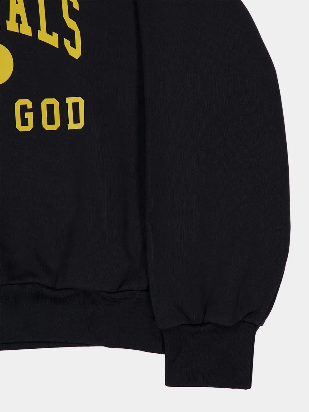 Vintage Black Classic Fleece Hooded Sweatshirt sold by Fashion Clinic product image thumbnail 5