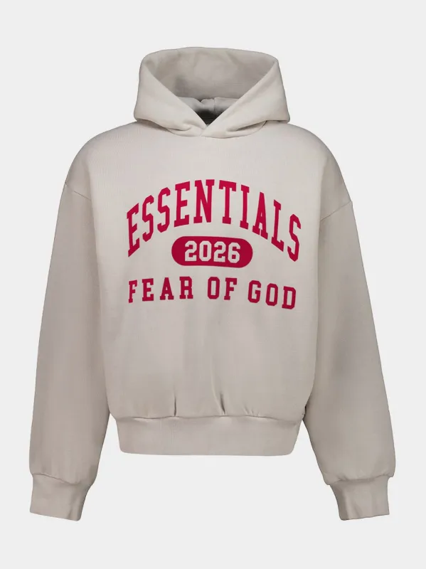Smoke Grey Classic Hooded Sweatshirt made by Fear of God