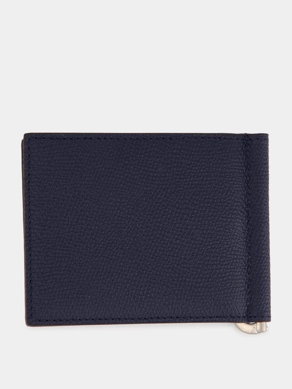 Marine Blue Leather Bifold Wallet sold by Fashion Clinic product image thumbnail 2