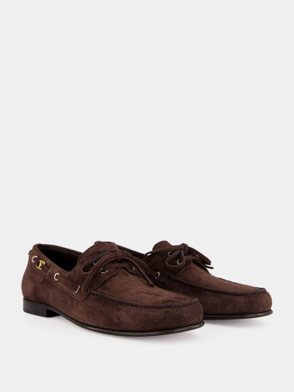 Brown Suede Palm Avenue Loafers sold by Fashion Clinic product image thumbnail 3