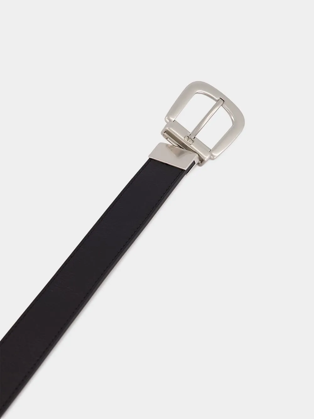 Reversible Black and Oak Belt sold by Fashion Clinic product image thumbnail 3