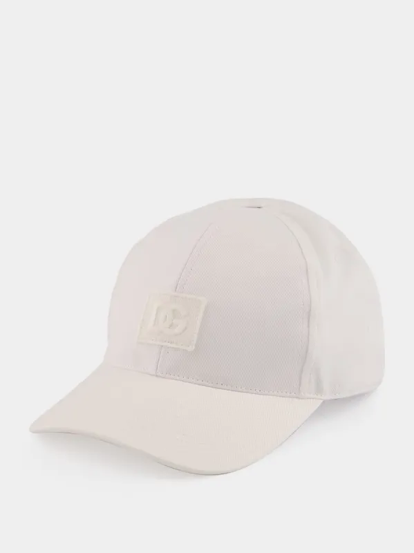 Optical White Logo Baseball Cap made by Dolce & Gabanna