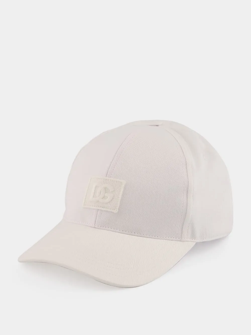 Optical White Logo Baseball Cap sold by Fashion Clinic