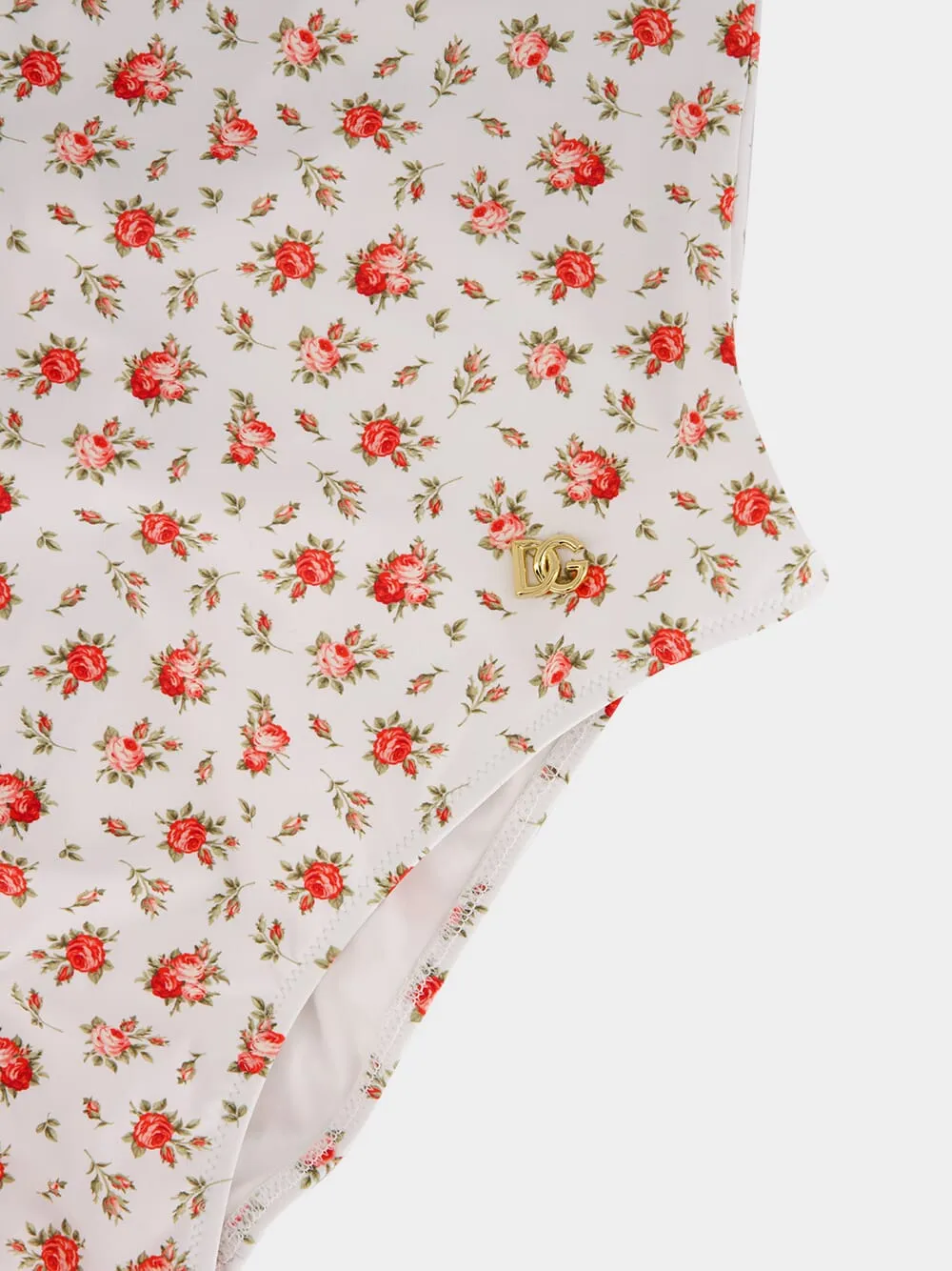 Rose Print One-Piece Swimsuit sold by Fashion Clinic product image thumbnail 5