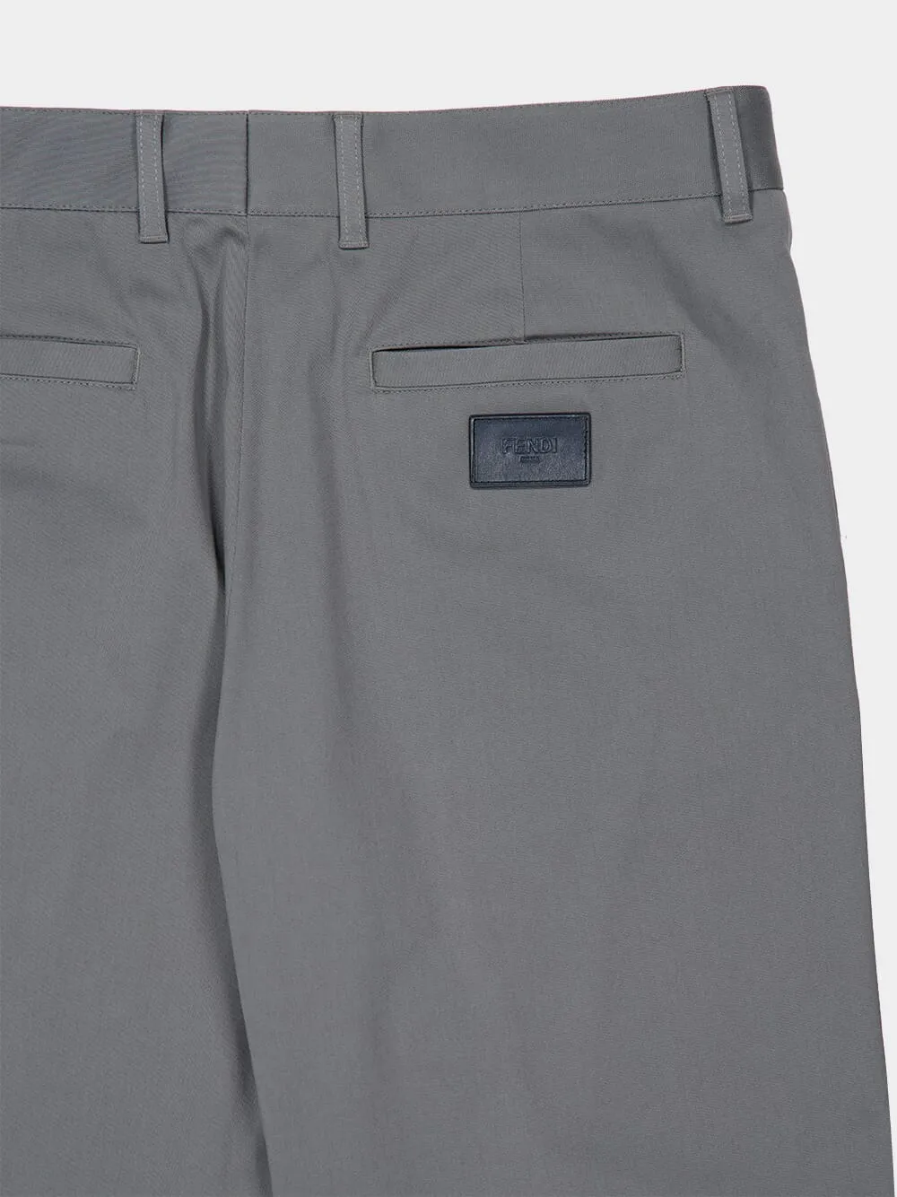 Cenere Stretch Gabardine Cigarette Trousers sold by Fashion Clinic product image thumbnail 4