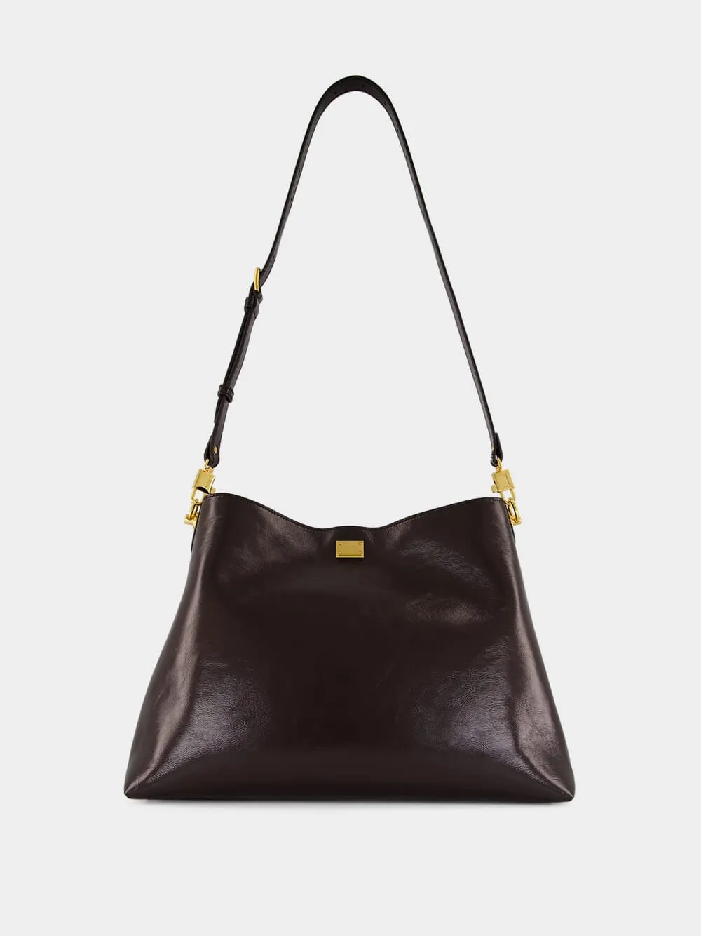 Chocolate Large Vittoria Shoulder Bag sold by Fashion Clinic product image thumbnail 2